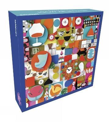Mid-Century Mod! 1000-Piece Puzzle By Davies, Shelley (CON) (Book)