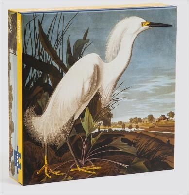 Snowy Egret, James Audubon 1000-Piece Puzzle By John James Audubon