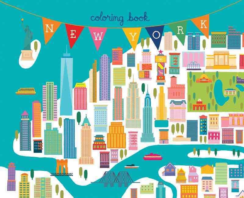 New York Coloring Book By Min Heo 9781623261016 (Paperback)