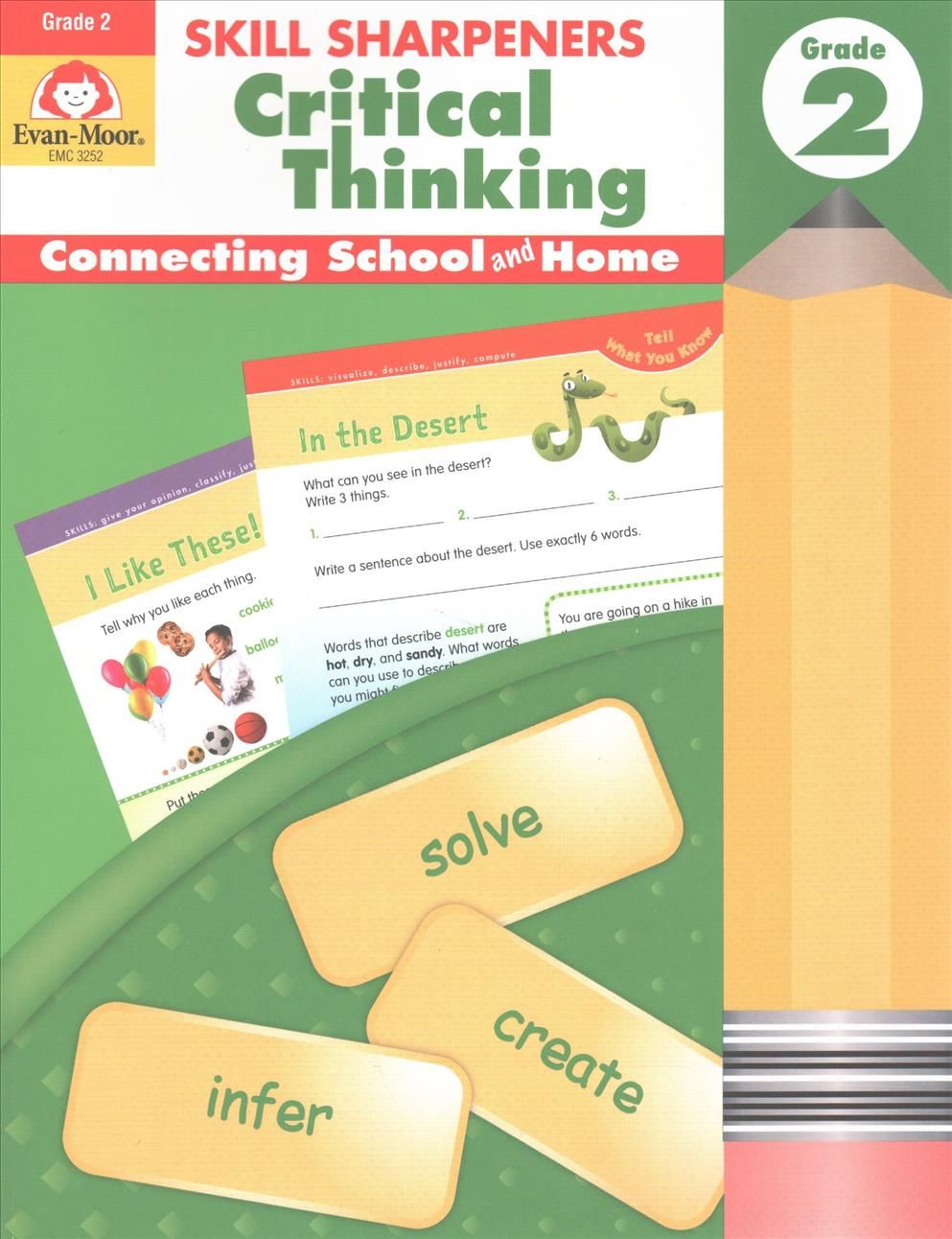Skill Sharpeners: Critical Thinking, Grade 2 Workbook 9781629383507