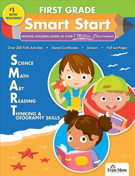 Smart Start 320-Page Full-Color Jumbo Workbook, Grade 1 9781629384047