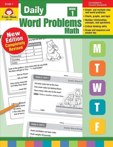 Daily Word Problems Math, Grade 1 Teacher Edition 9781629385389