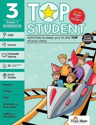 Top Student, Grade 3 Workbook By Evan-Moor Corporation 9781629389776
