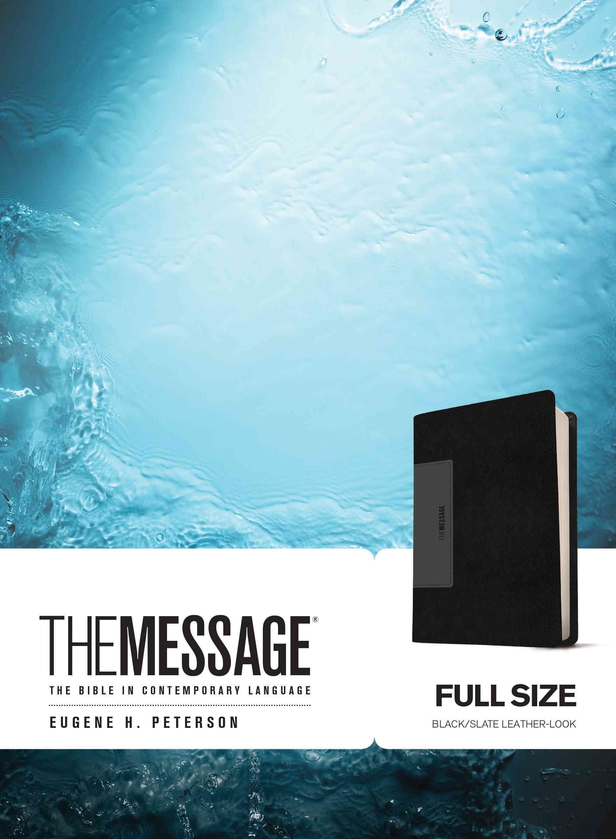 The Message Full Size (Leather-Look, Black/Slate) 9781631466779