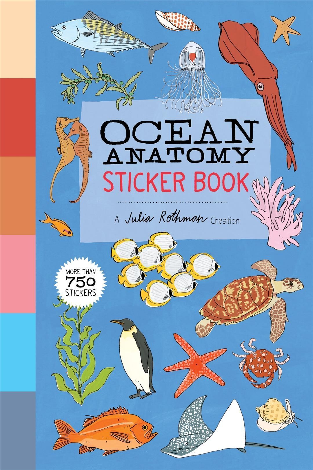 Ocean Anatomy Sticker Book By Julia Rothman 9781635865370 (Paperback)
