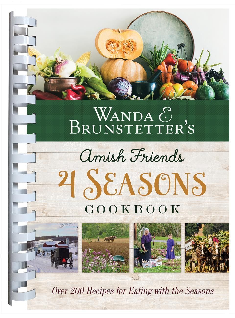 Wanda E. Brunstetter's Amish Friends 4 Seasons Cookbook 9781636092485