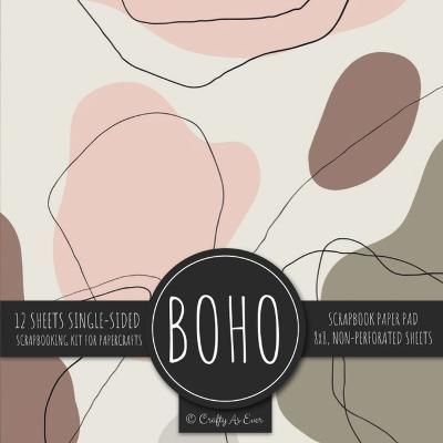 Boho Scrapbook Paper Pad By Crafty as Ever 9781636572529 (Paperback)