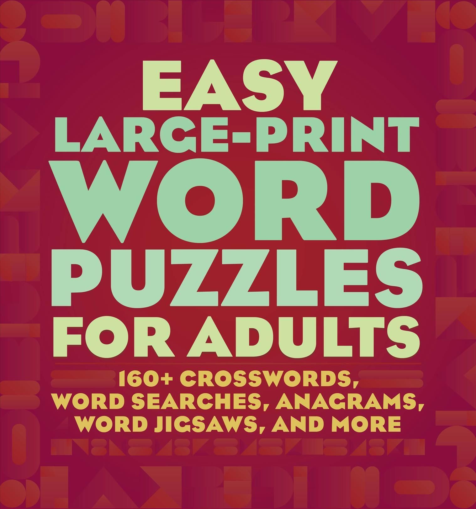 Easy Large-Print Word Puzzles for Adults By Rockridge Press