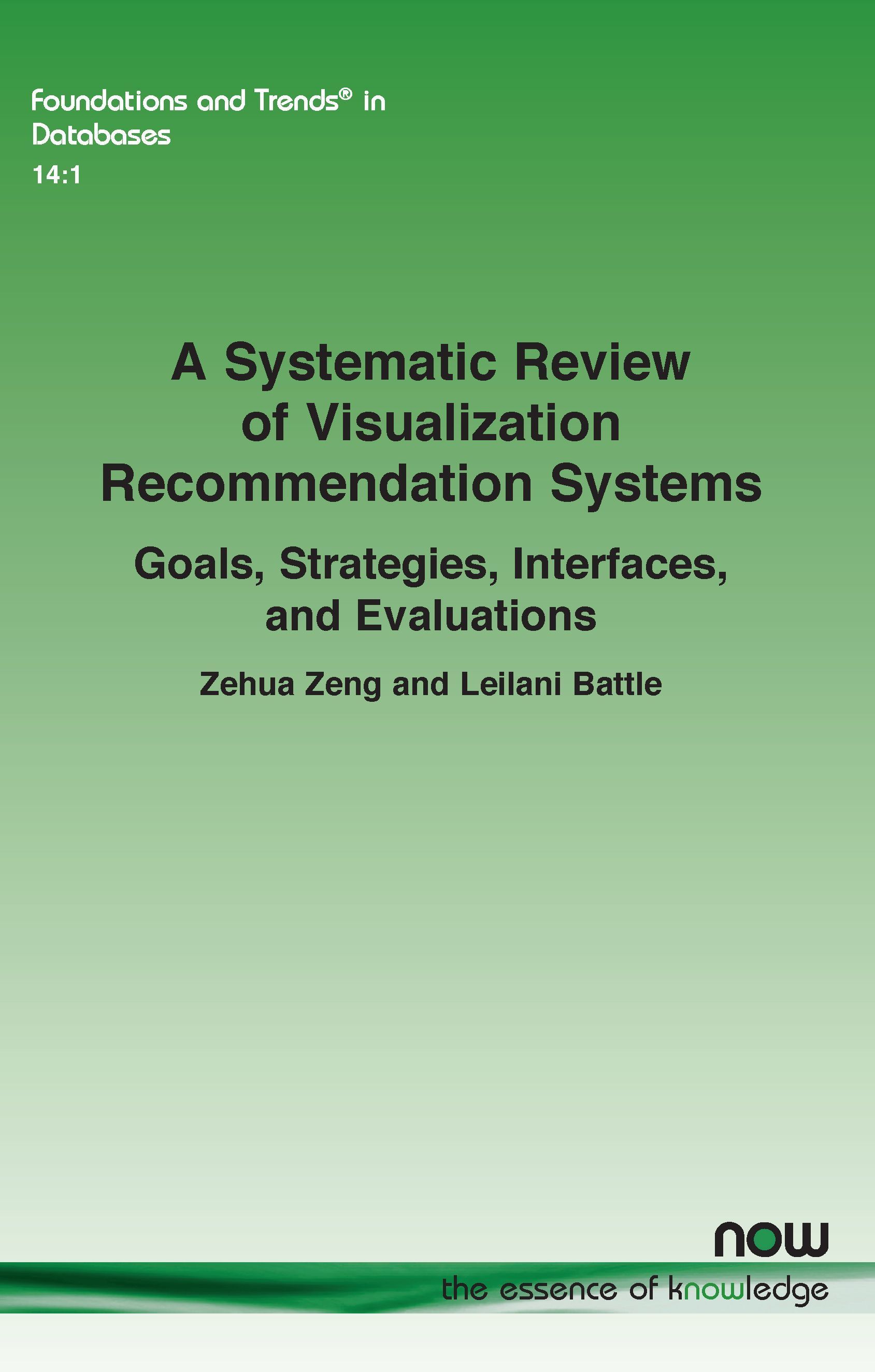 A Systematic Review of Visualization Recommendation Systems