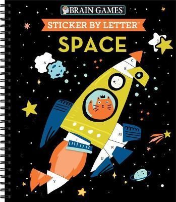 Brain Games - Sticker by Letter: Space 9781639380169 (Spiral bound)