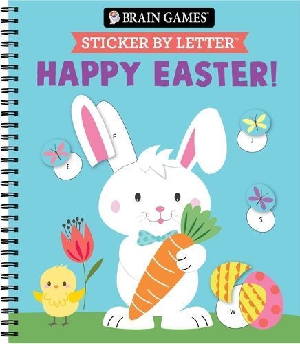 Brain Games - Sticker by Letter: Happy Easter! 9781639384907