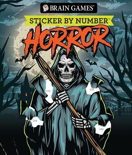 Brain Games - Sticker by Number: Horror 9781639385843 (Paperback)
