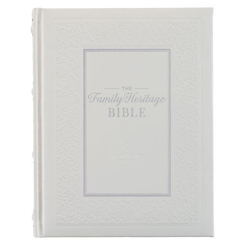 NLT Family Heritage Bible, Large Print Family Devotional Bible for Study, New Living Translation Holy Bible Faux Leather Hardcover, Additional ...
