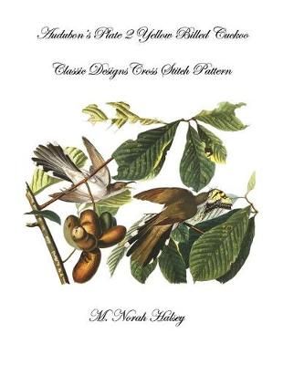 Audubon's Plate 2 Yellow Billed Cuckoo By M Norah Halsey 9781640041226