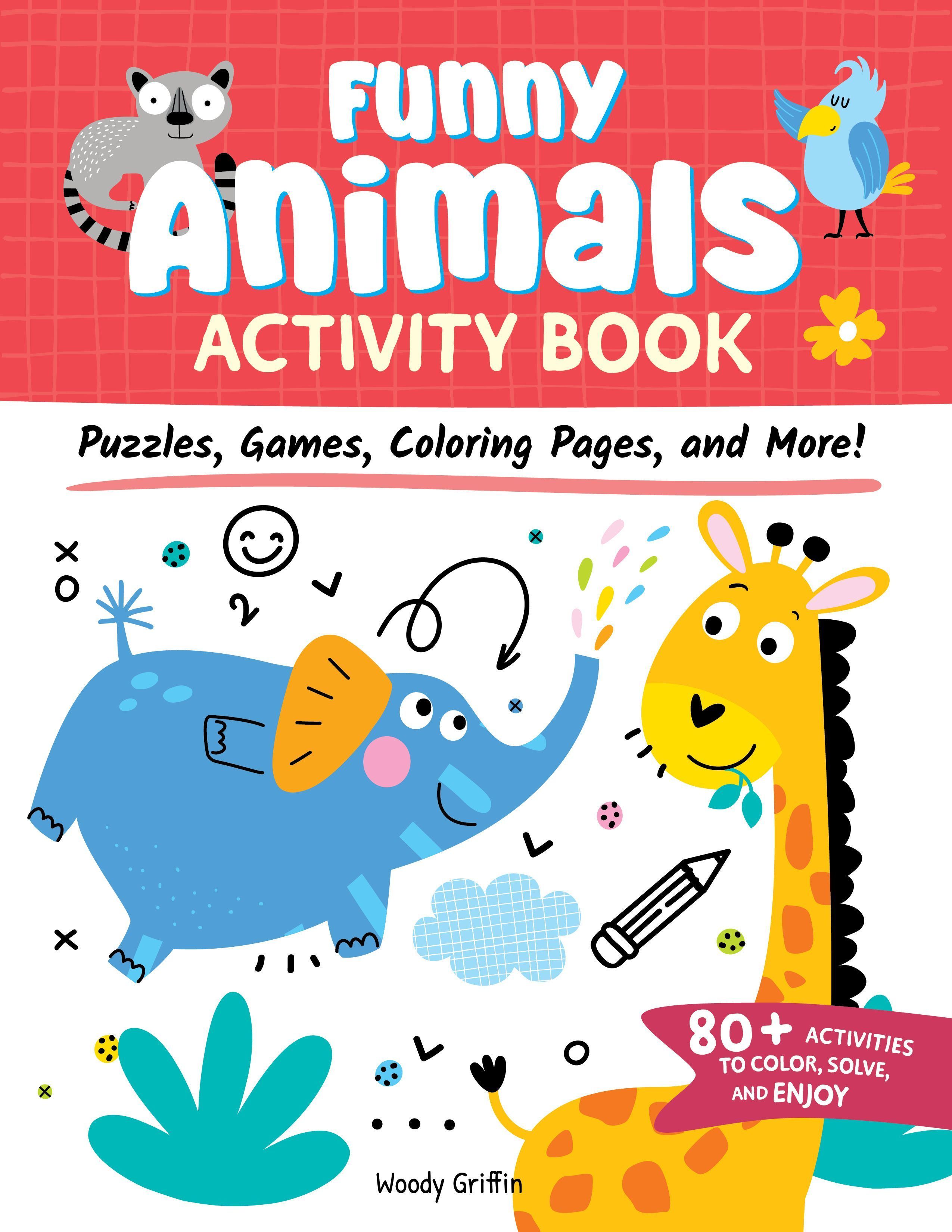 Funny Animals Activity Book By Woody Griffin 9781641243988 (Paperback)