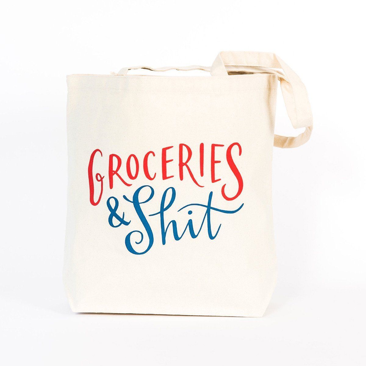 Em & Friends Groceries & Shit Tote Bag By Em & Friends 9781642444568