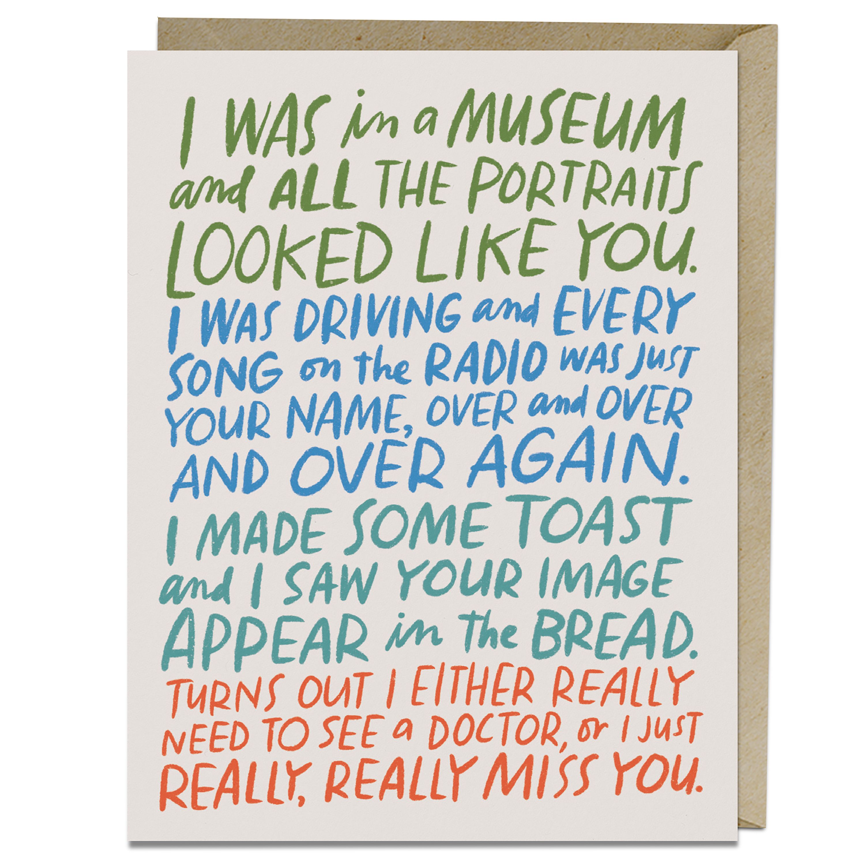 6-Pack Em & Friends Really Miss You Card By Em & Friends 9781642449778