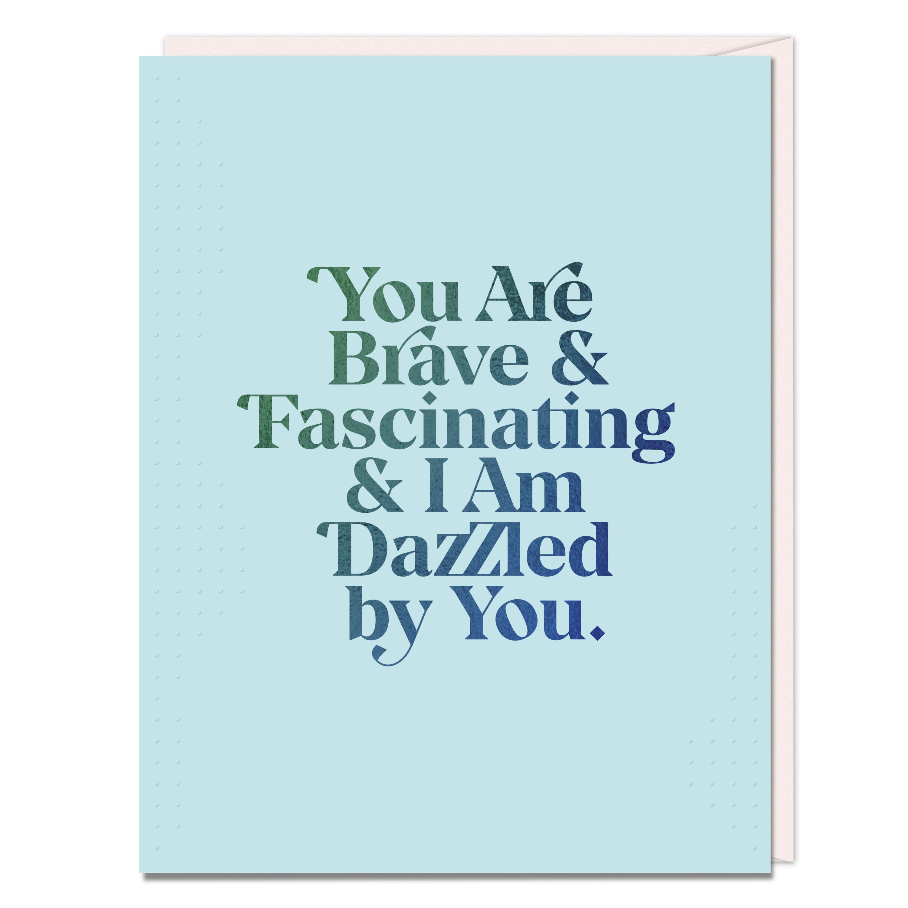 6-Pack Elizabeth Gilbert Brave & Fascinating Card By Em & Friends ()