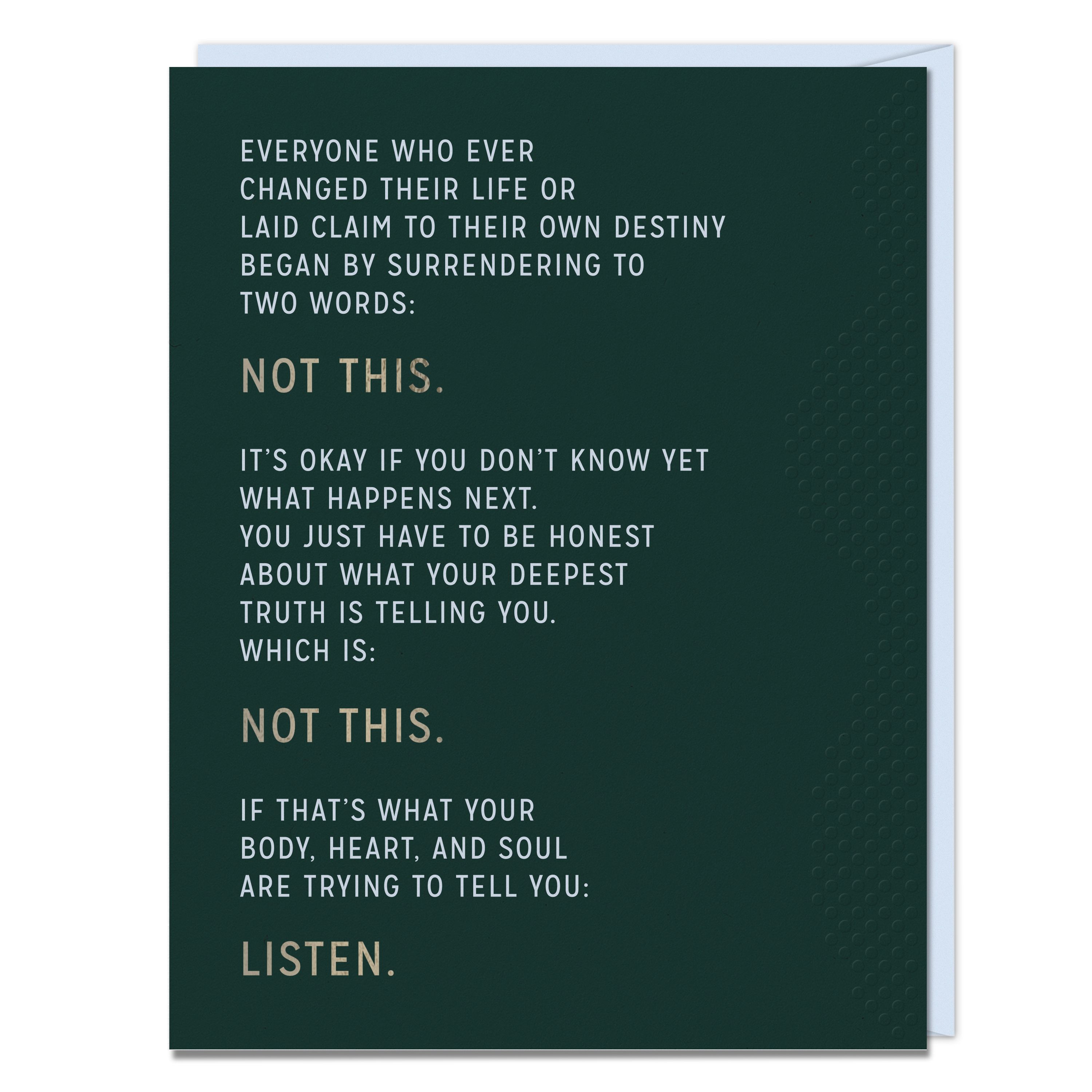 6-Pack Elizabeth Gilbert Not This Card By Em & Friends 9781642449990