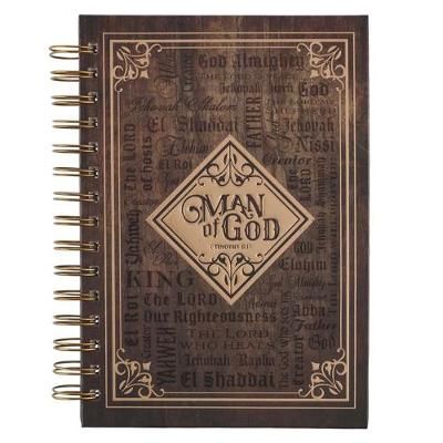 Journal Wirebound Large Man of God 9781642722802 (Hardback)