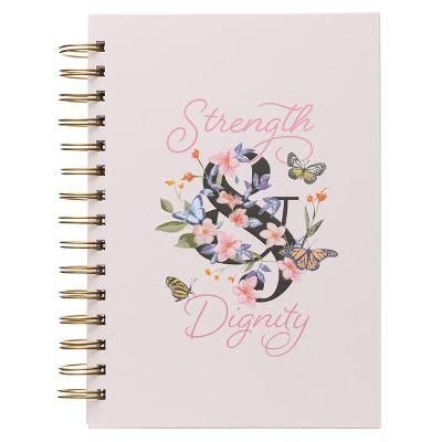 Large Wire Journal Strength and Dignity By Christian Art Gifts