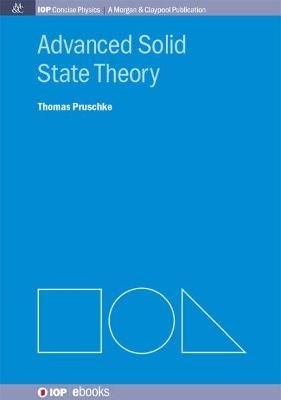 Advances in Solid State Theory By Thomas Pruschke 9781643278018