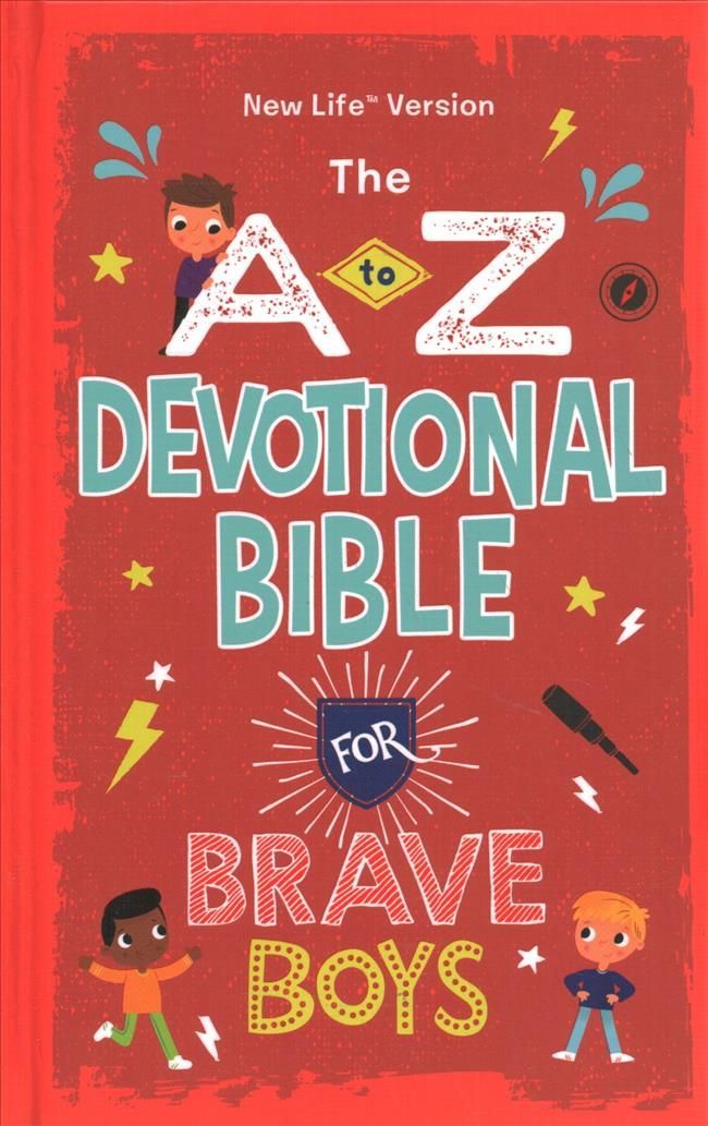 The A to Z Devotional Bible for Brave Boys 9781643528878 (Hardback)