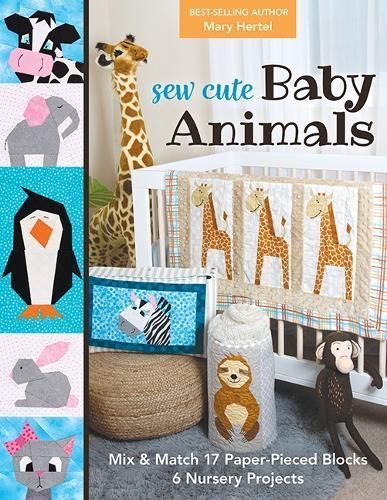 Sew Cute Baby Animals By Mary Hertel 9781644031452 (Paperback)