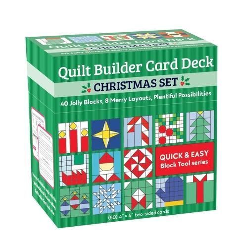 Quilt Builder Card Deck Christmas Set By C&T Publishing 9781644035825