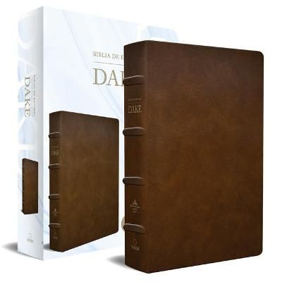 RVR 1960 Biblia De Estudio Dake, Tamaño Grande, Piel Marrón / Spanish RVR 1960 D Ake Study Bible, Large Size, Brown Leather