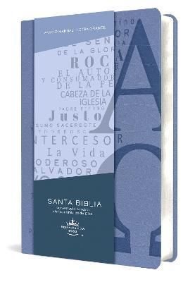 Biblia RVR 1960 Letra Grande Tamaño Manual, Simil Piel Azul Celeste Con Nombres De Dios / Spanish Bible RVR 1960 Handy Size Large Print ...