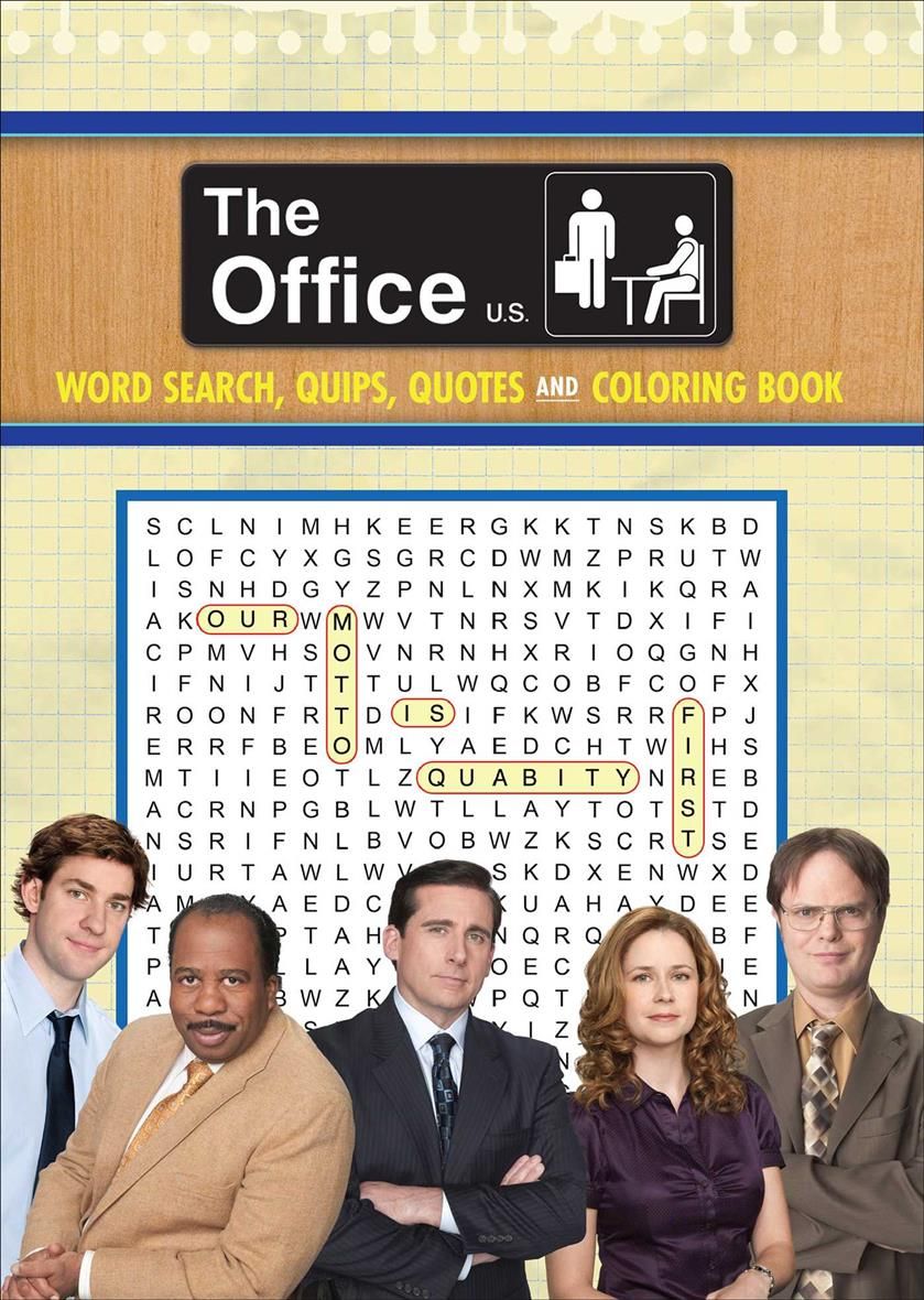 The Office Word Search, Quips, Quotes & Coloring Book 9781645176077