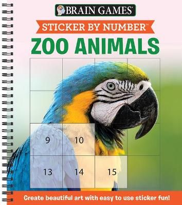 Sticker by Number: Zoo Animals 9781645581703 (Spiral bound)