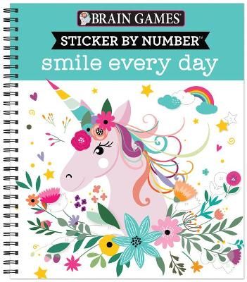 Brain Games - Sticker by Number: Smile Every Day 9781645582045