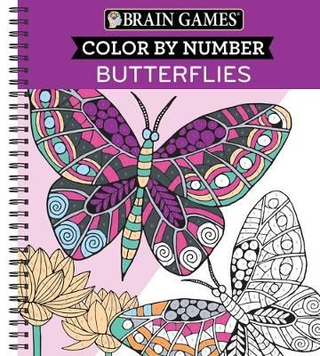 Brain Games - Color by Number: Butterflies 9781645584353