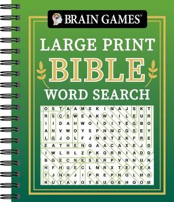 Brain Games - Large Print Bible Word Search (Green) 9781645587859