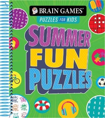 Brain Games Puzzles for Kids - Summer Fun Puzzles 9781645588290