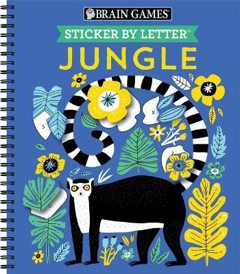 Brain Games - Sticker by Letter: Jungle 9781645589372 (Spiral bound)