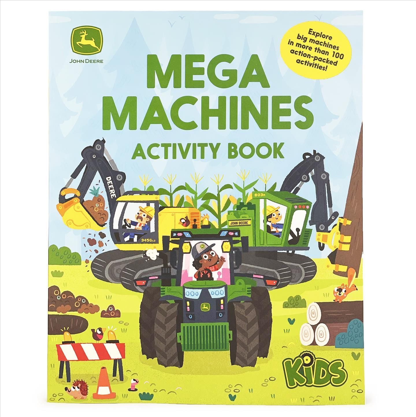 John Deere Kids Mega Machines Activity Book 9781646381791 (Paperback)