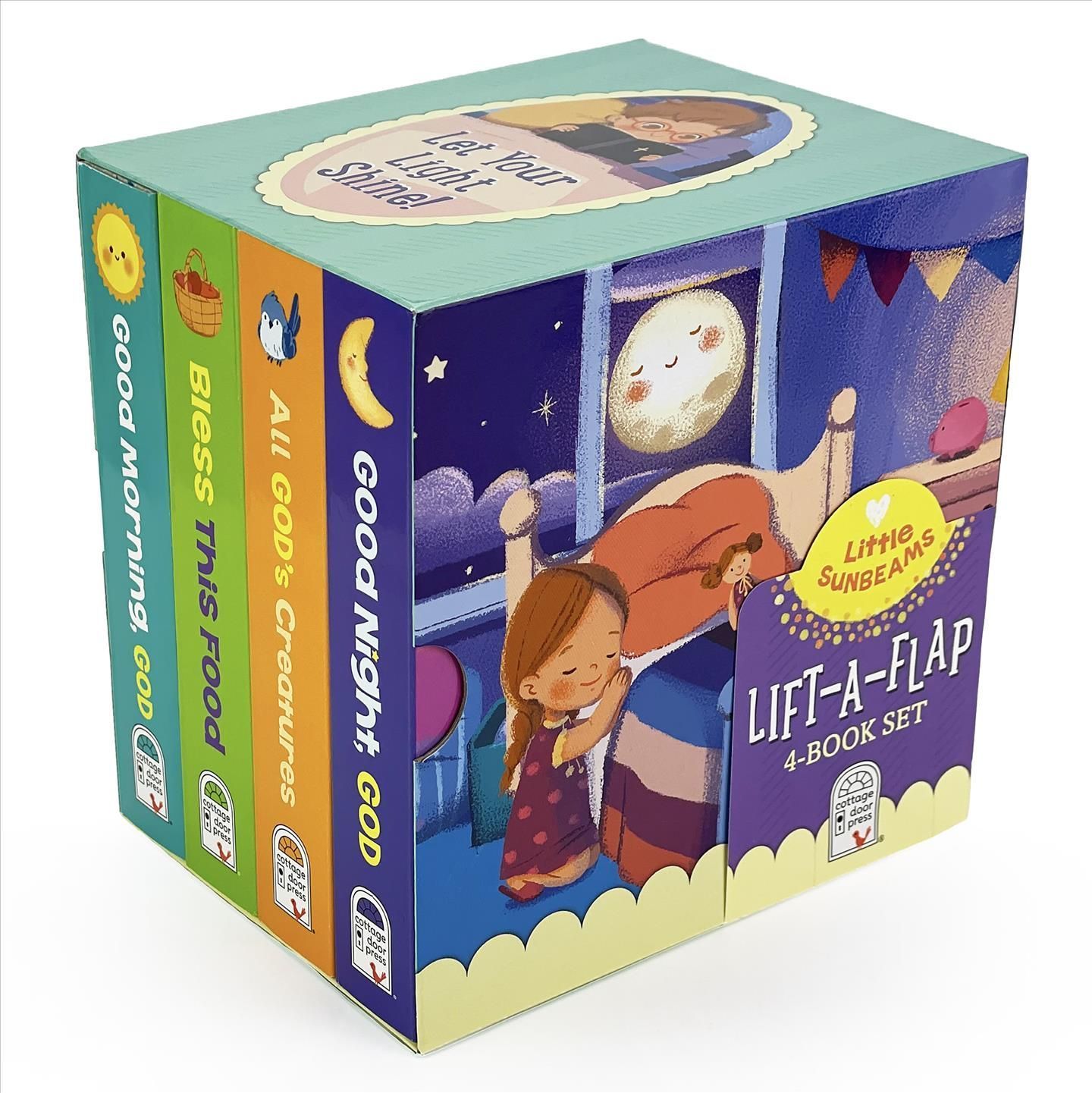 Little Sunbeams Religious Lift-A-Flap 4-Book Set (Little Sunbeams)
