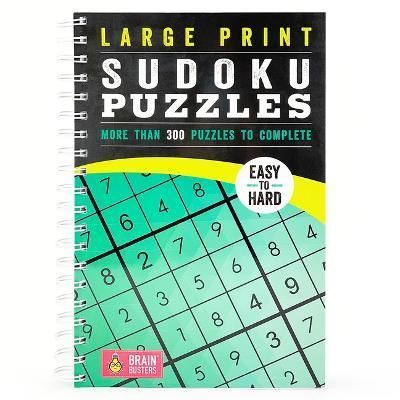 Large Print Sudoku Puzzles Green By Parragon Books (editor)