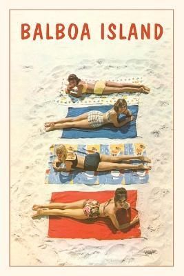 Vintage Journal Balboa Island Beach Bunnies Sunning 9781648117305