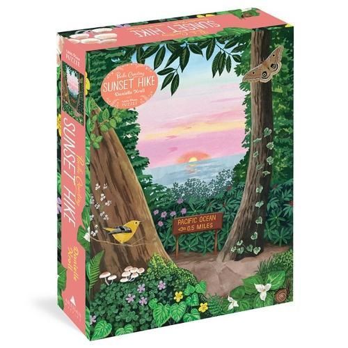 Pacific Coasting: Sunset Hike 1,000-Piece Puzzle By Danielle Kroll