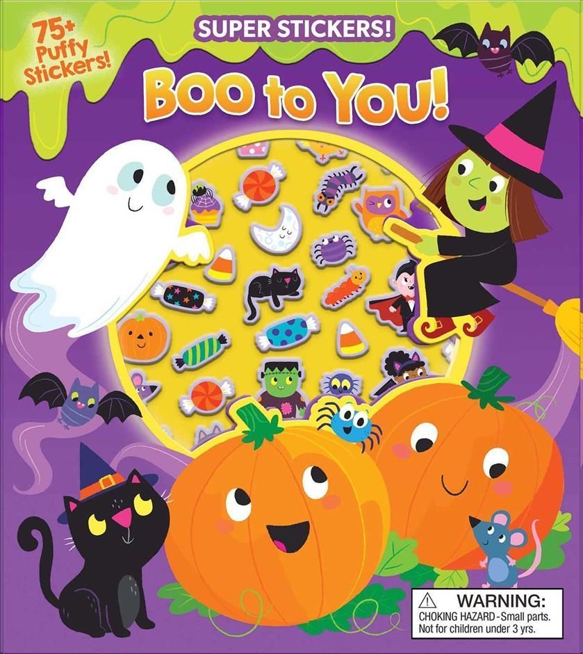 Halloween Super Puffy Stickers! Boo to You! 9781667200262 (Paperback)