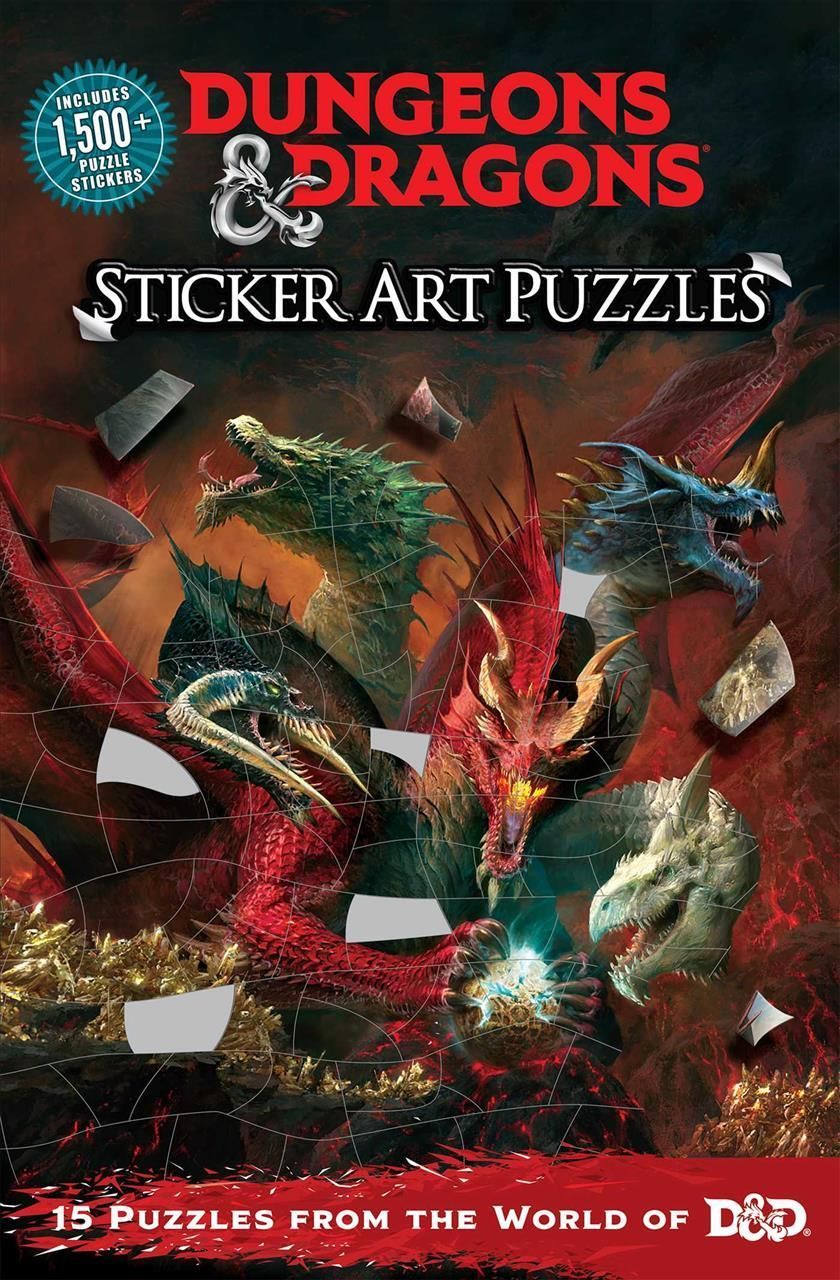 Dungeons & Dragons Sticker Art Puzzles By Steve Behling 9781667200637