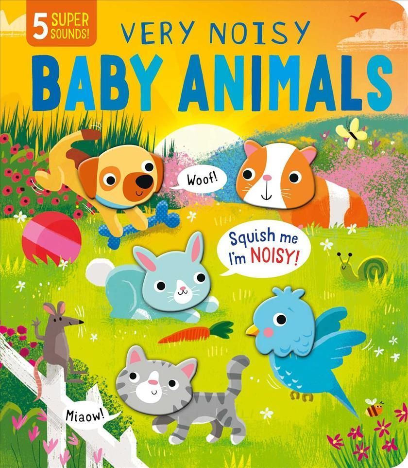 Squishy Sounds: Very Noisy Baby Animals By Lucas 9781667202549