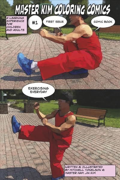 Master Kim Coloring Comics By Mitchell Tonelson, Nam Jin Kim