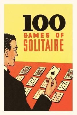 Vintage Journal 100 Games of Solitaire By Found Image Press