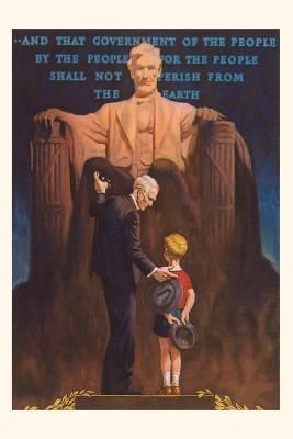 Vintage Journal Lincoln Memorial, Man and Grandson 9781669503088