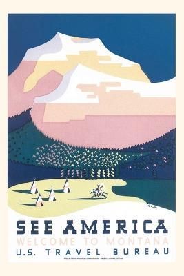 Vintage Journal See America, Montana Travel Poster 9781669503354